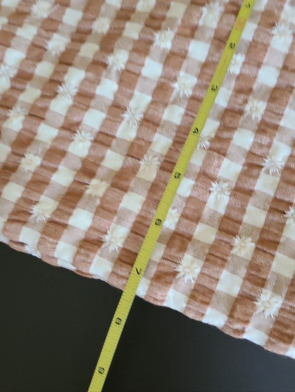 Sezane Gingham Tassel Pouch - Picture 4 of 4